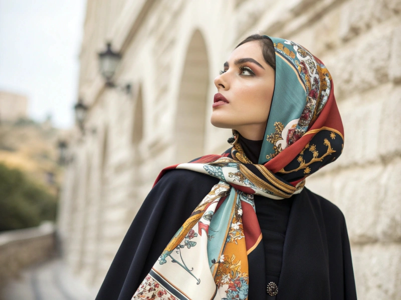  روسری مناسب عبا