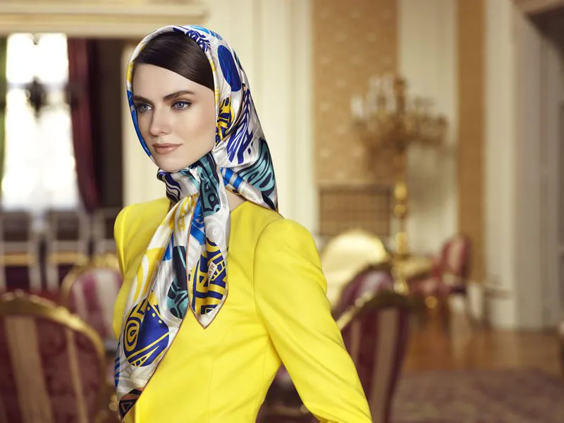 بستن روسری بزرگ