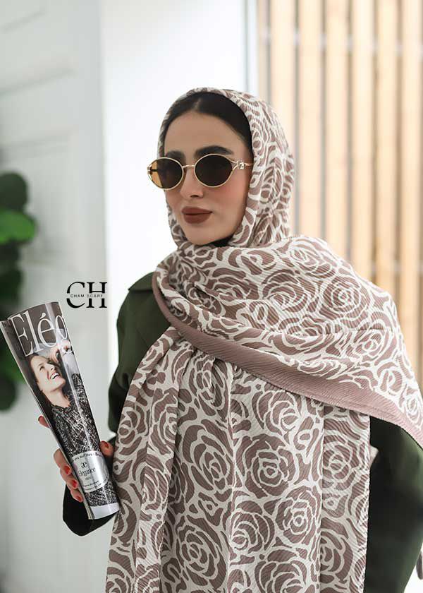 شال چاپی بهار و تابستانه