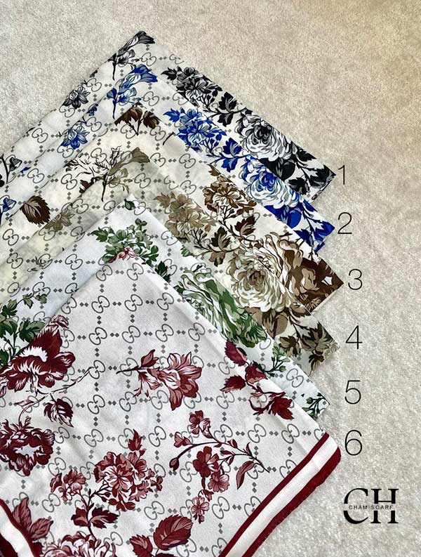 روسری سی اسکارف طرحدار کد r13